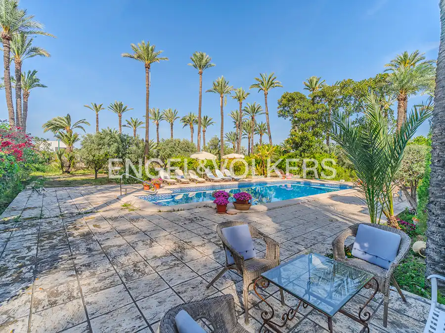 Vista exterior de Casa o xalet en venda en Elche / Elx amb Calefacció, Jardí privat i Terrassa