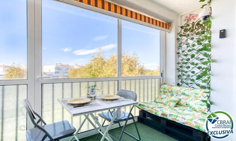 Balcony of Apartment for sale in Empuriabrava  with Heating, Furnished and Community pool