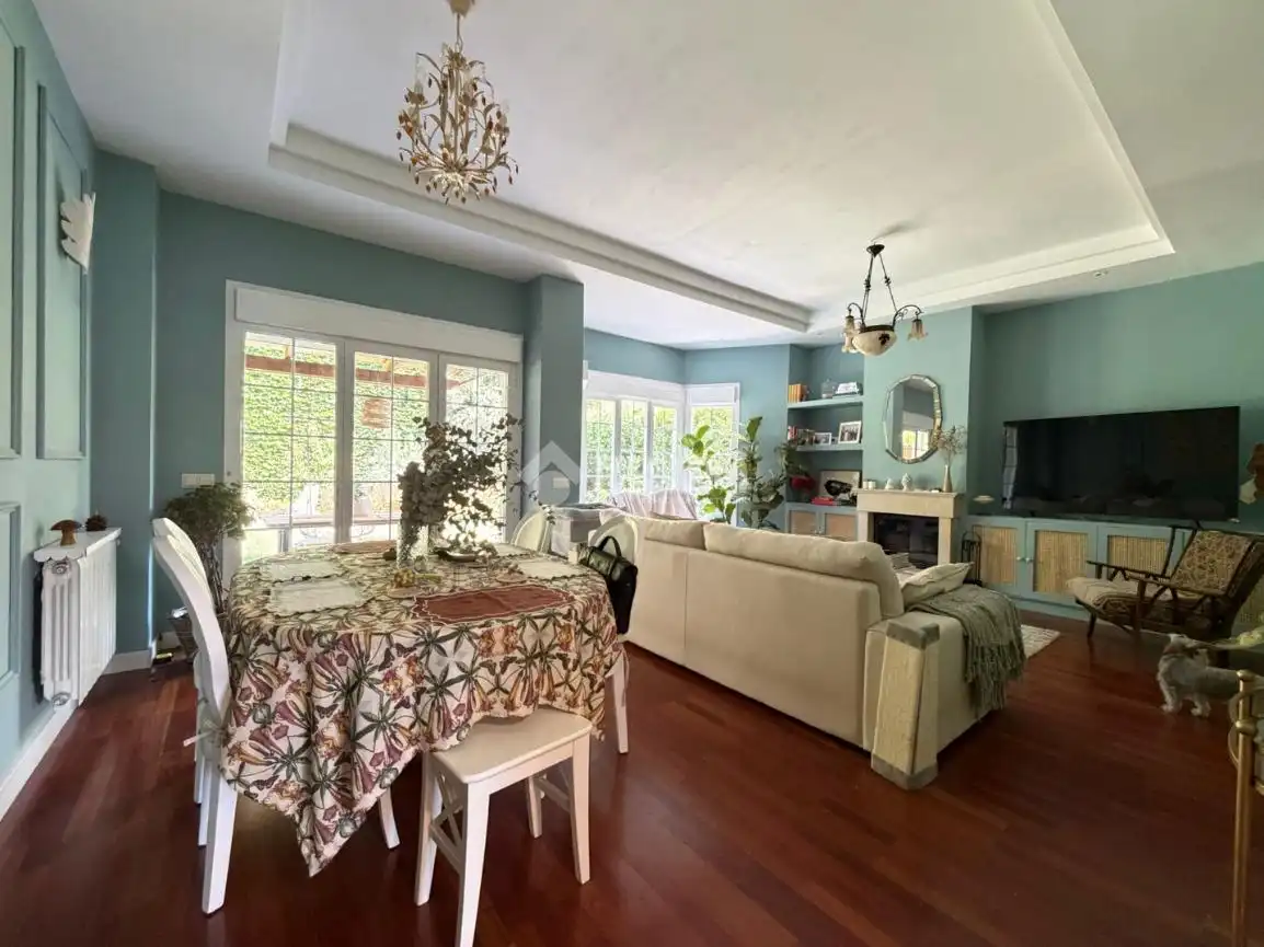 Living room of Detached homes for sale in San Agustín del Guadalix  with Air Conditioner, Heating and Private garden