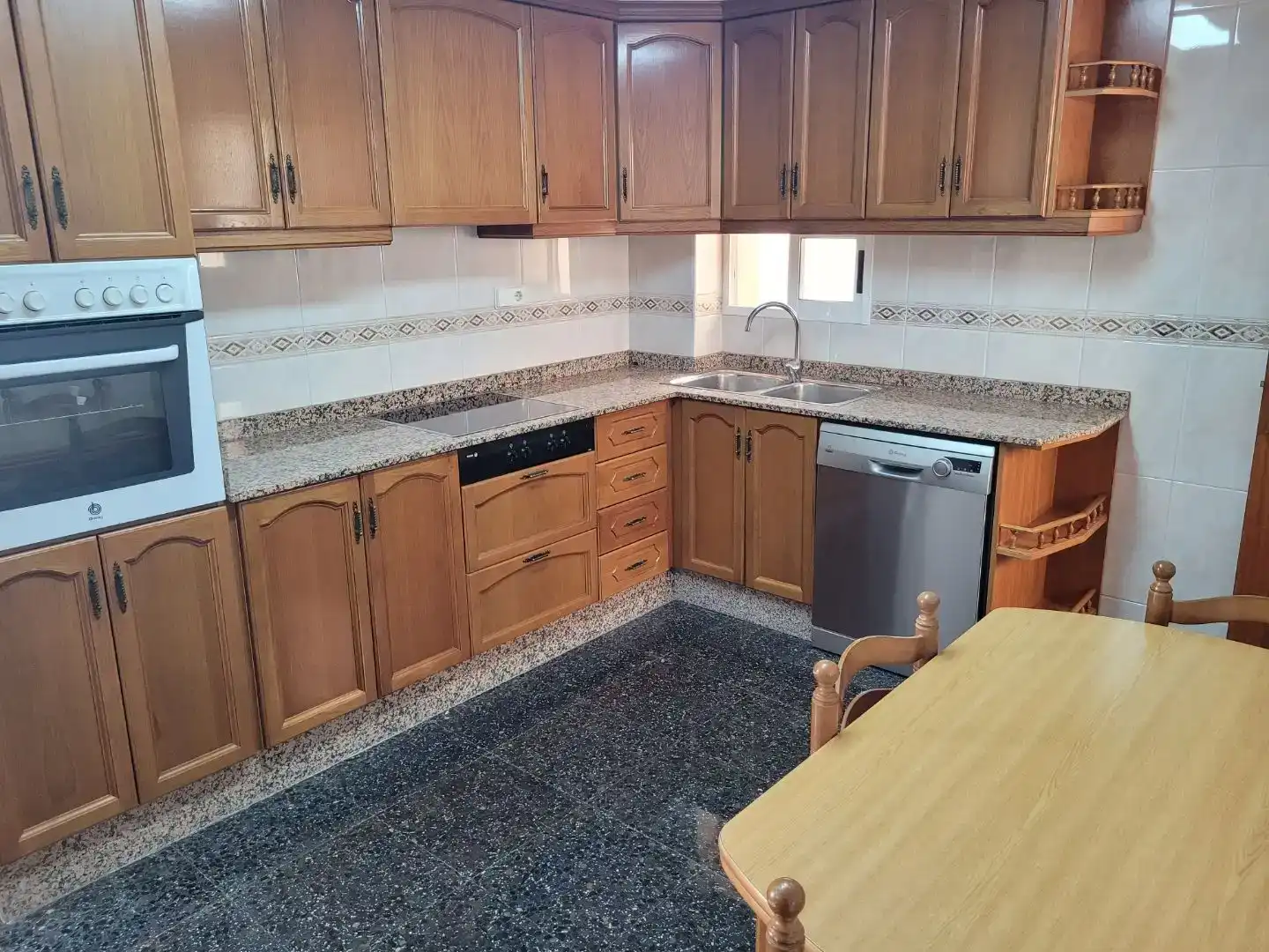 Kitchen of Flat for rent in Aspe  with Air Conditioner and Balcony