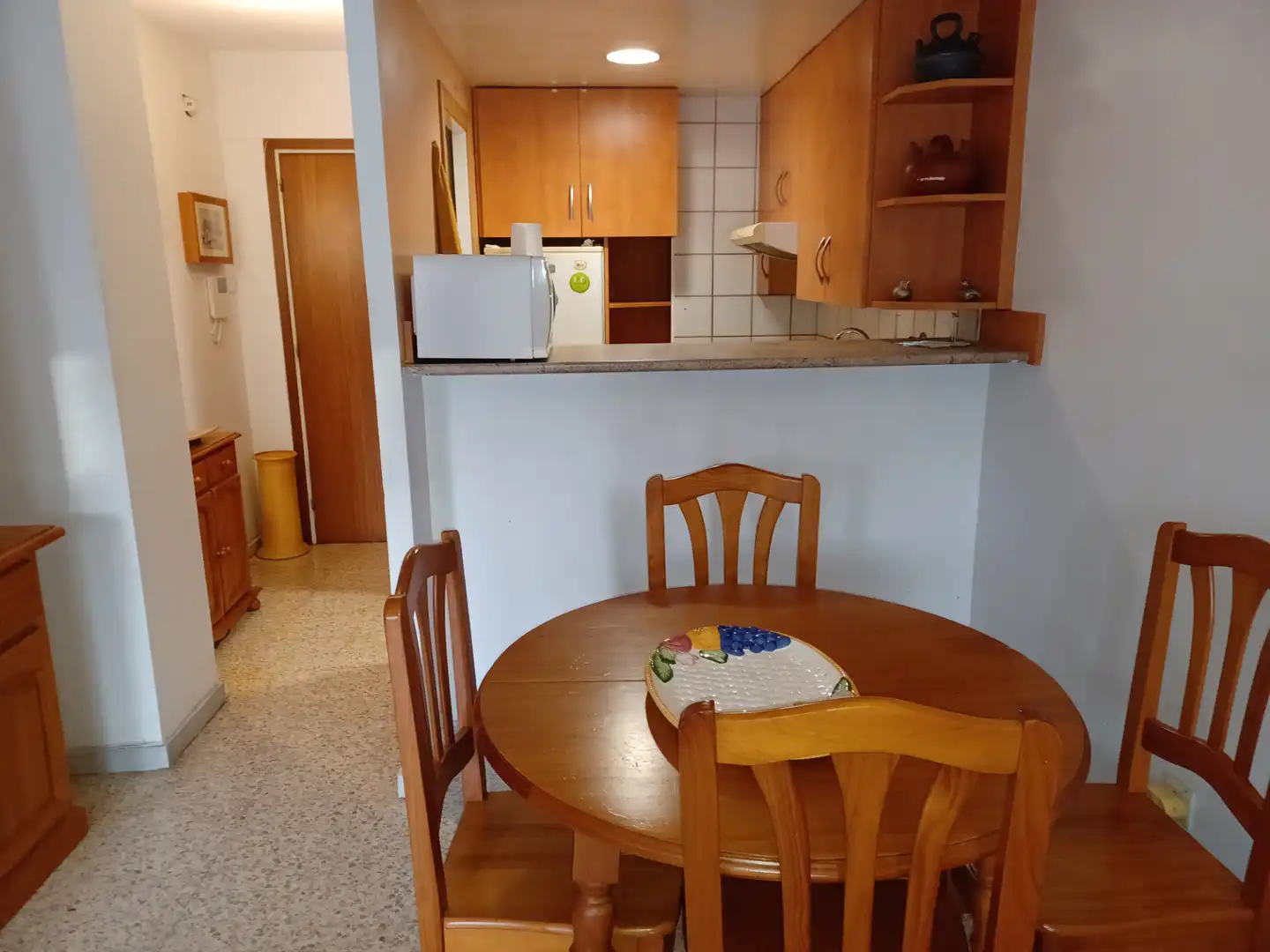 Cocina de Apartamento en venta en Figueres con Aire acondicionado, Calefacción y Terraza