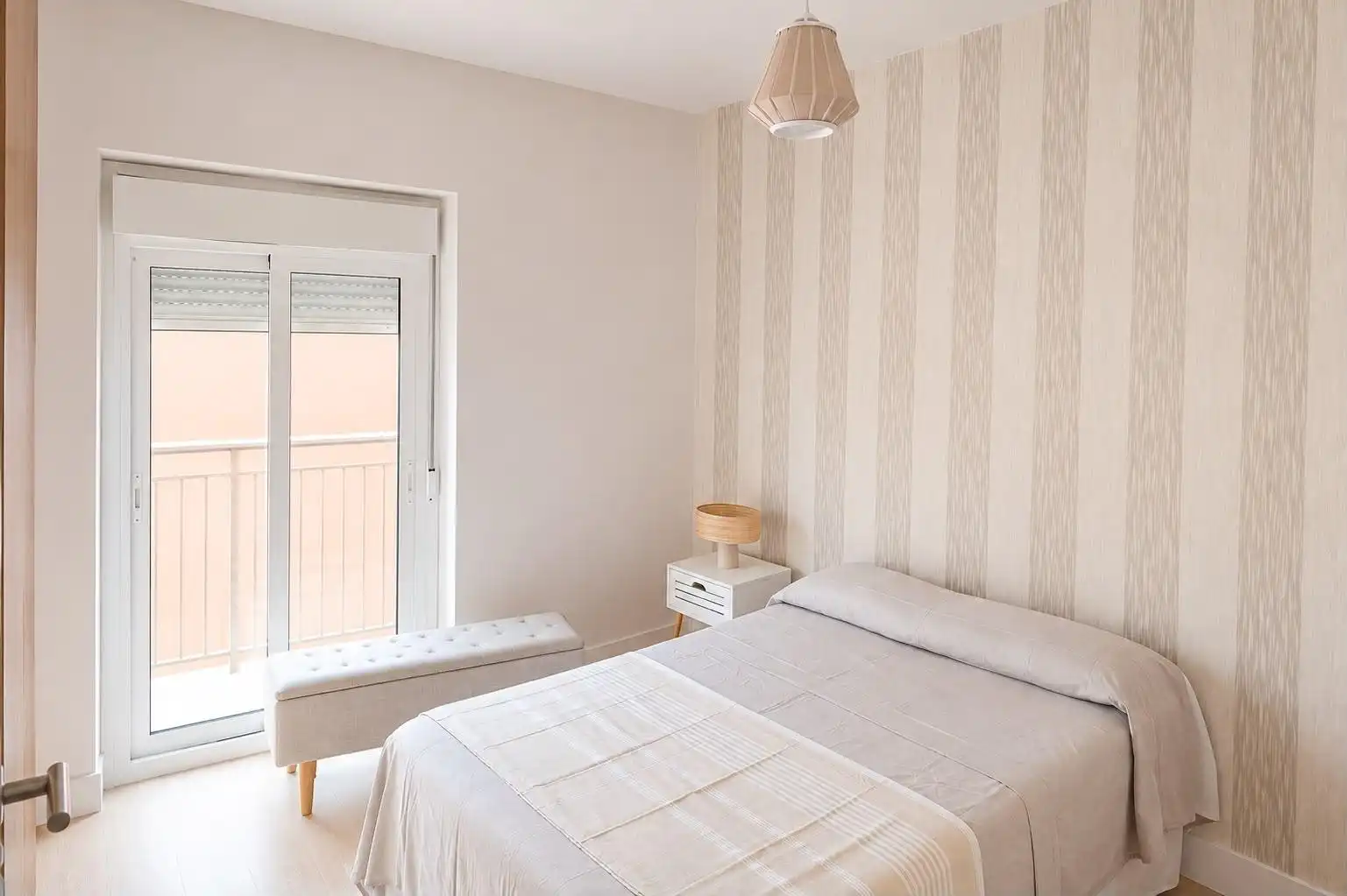 Bedroom of Apartments for rent in San Pedro del Pinatar  with Air Conditioner, Furnished and Washing machine