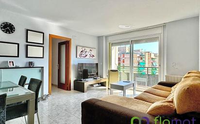 Living room of Flat for sale in Girona Capital  with Air Conditioner and Terrace