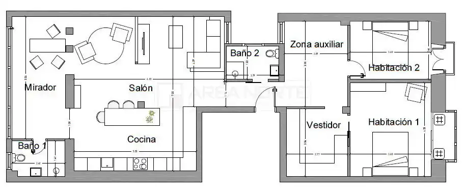 Piso en venta en Vitoria - Gasteiz con Calefacción, Parquet y Trastero