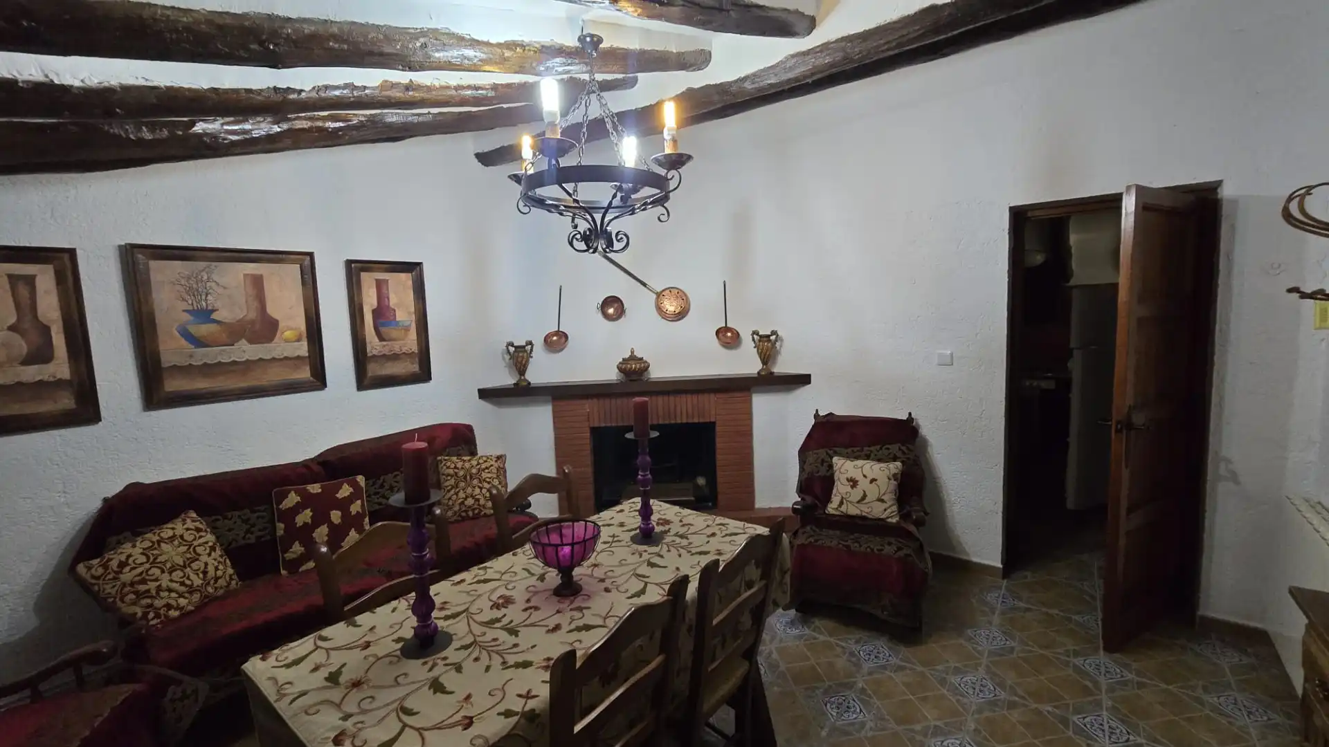 Comedor de Finca rústica en venta en Villanueva del Arzobispo con Calefacción, Trastero y Piscina
