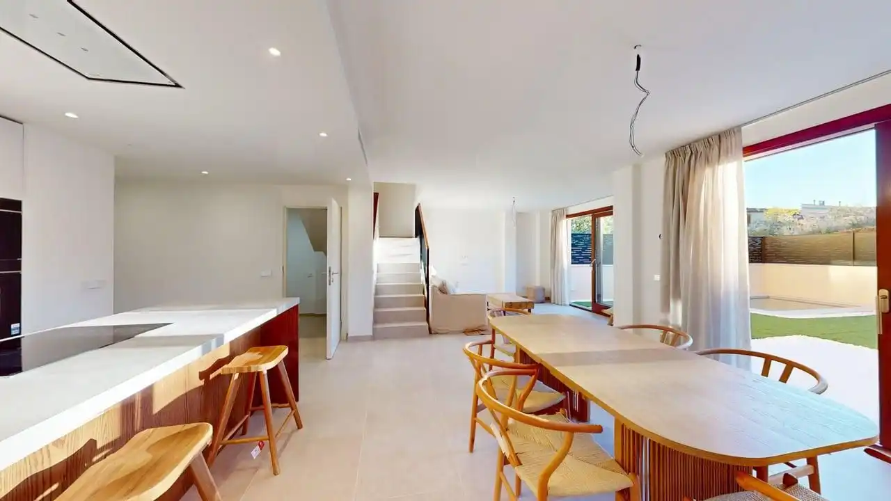 Dining room of Houses for rent in Alaró  with Air Conditioner, Heating and Terrace