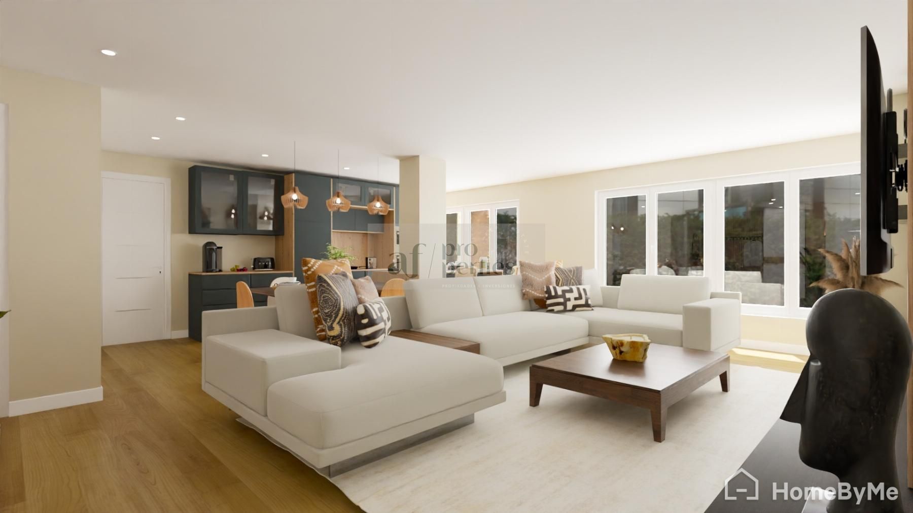 Living room of Flat for sale in Vigo   with Heating