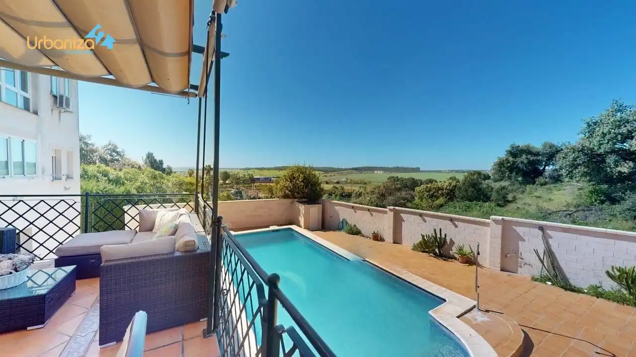 Terraza de Casa o chalet en venta en Badajoz con Aire acondicionado, Calefacción y Jardín privado