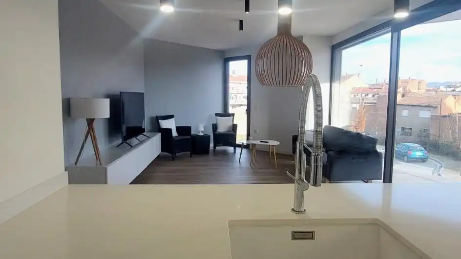 Sala d'estar de Pis en venda en Vic amb Aire condicionat, Calefacció i Terrassa