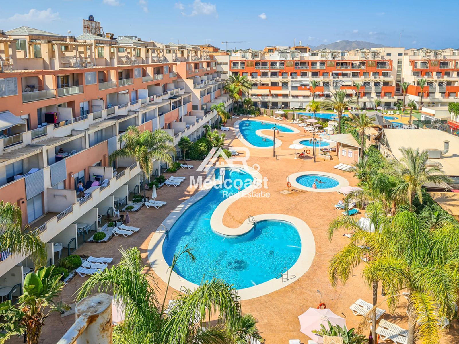 Exterior view of Flat for sale in Vera  with Air Conditioner, Terrace and Swimming Pool