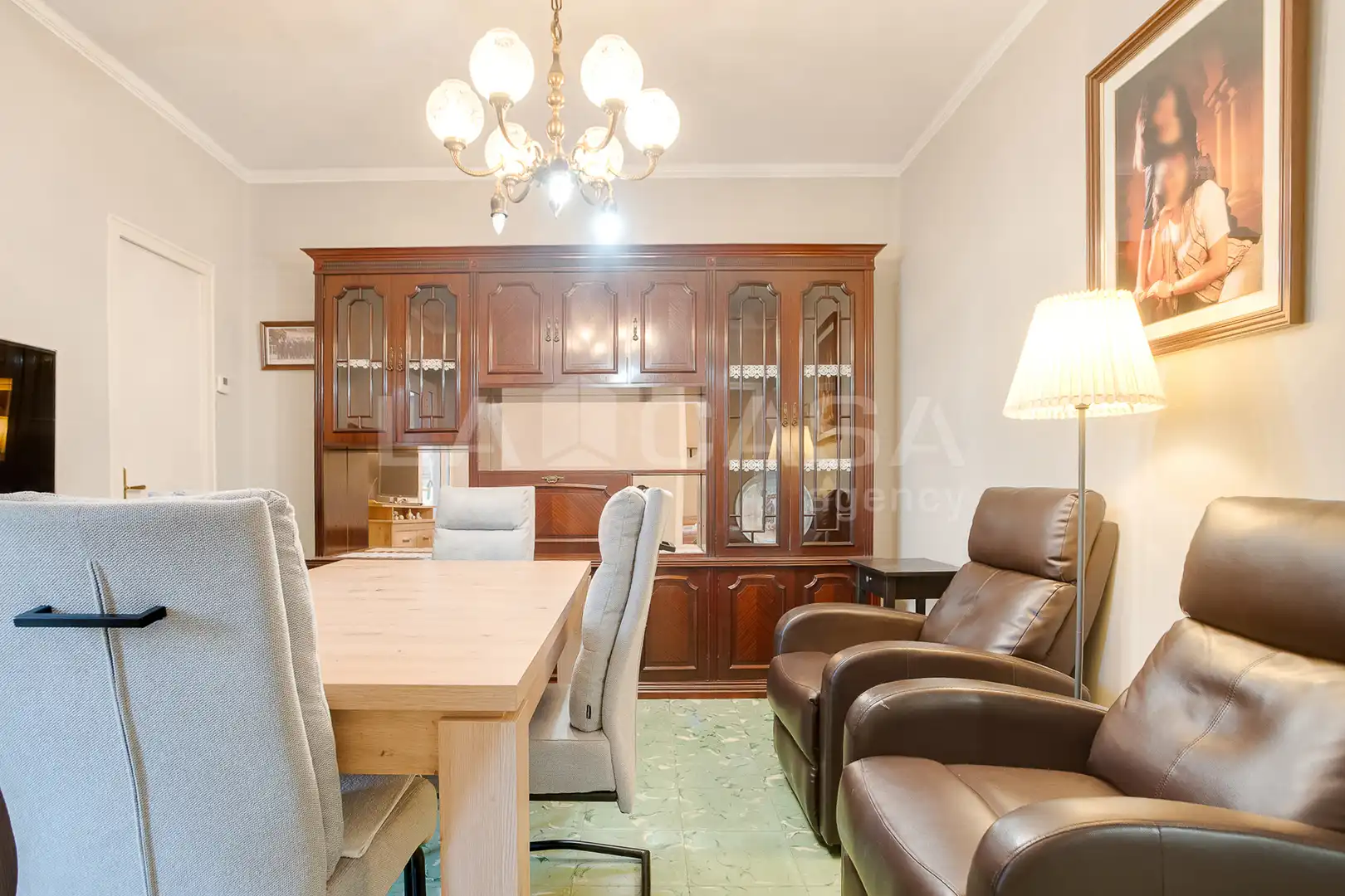 Sala de estar de Casa adosada en venta en Granollers con Terraza y Trastero