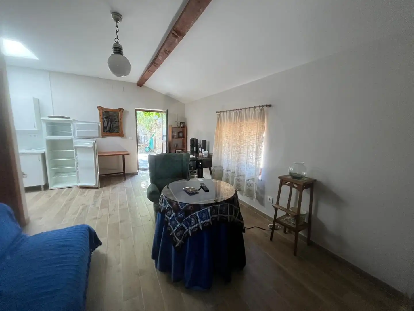 Sala d'estar de Finca rústica en venda en Serradilla del Arroyo amb Calefacció i Terrassa
