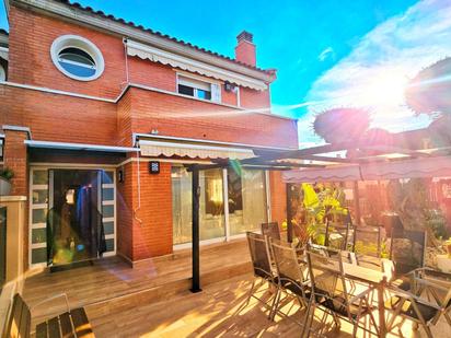 Terrace of Single-family semi-detached for sale in Cunit  with Air Conditioner, Heating and Private garden