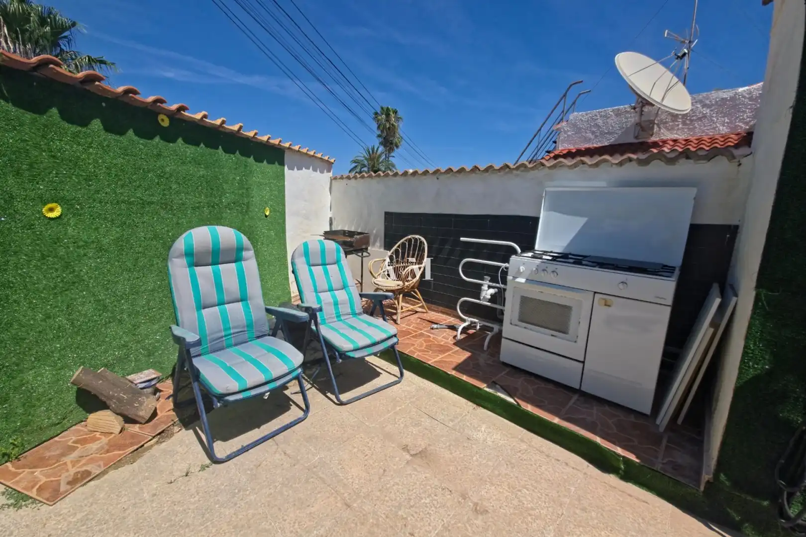 Terrassa de Casa adosada de lloguer en Torrevieja amb Aire condicionat, Calefacció i Jardí privat