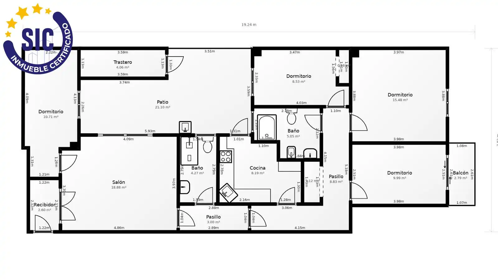 Piso en venta en Valencia con Aire acondicionado, Calefacción y Terraza