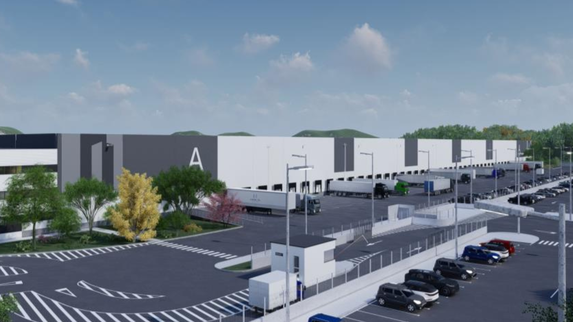 Vista exterior de Nau industrial de lloguer en Azuqueca de Henares amb Calefacció
