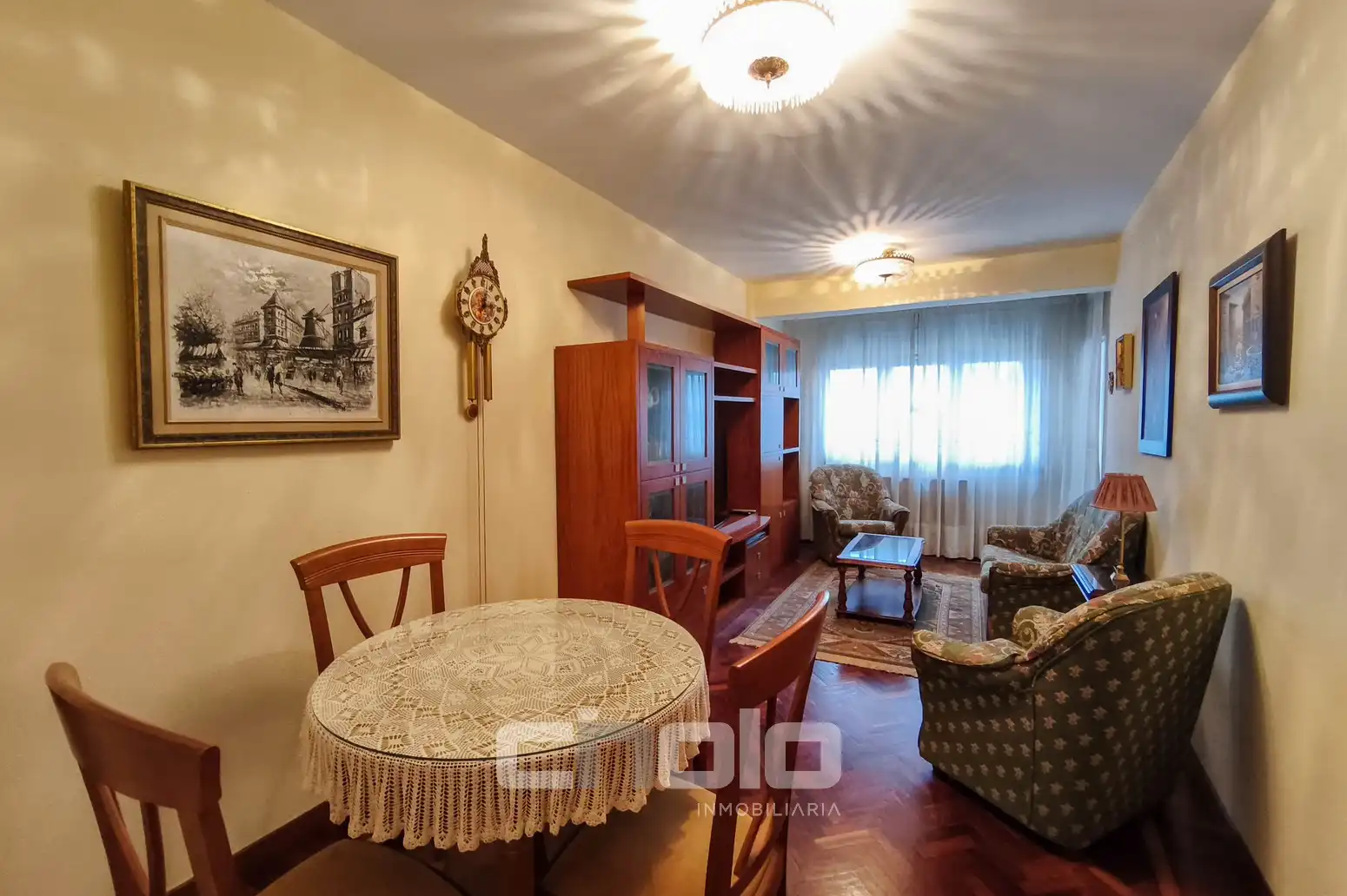 Sala de estar de Piso en venta en Lugo con Calefacción y Amueblado