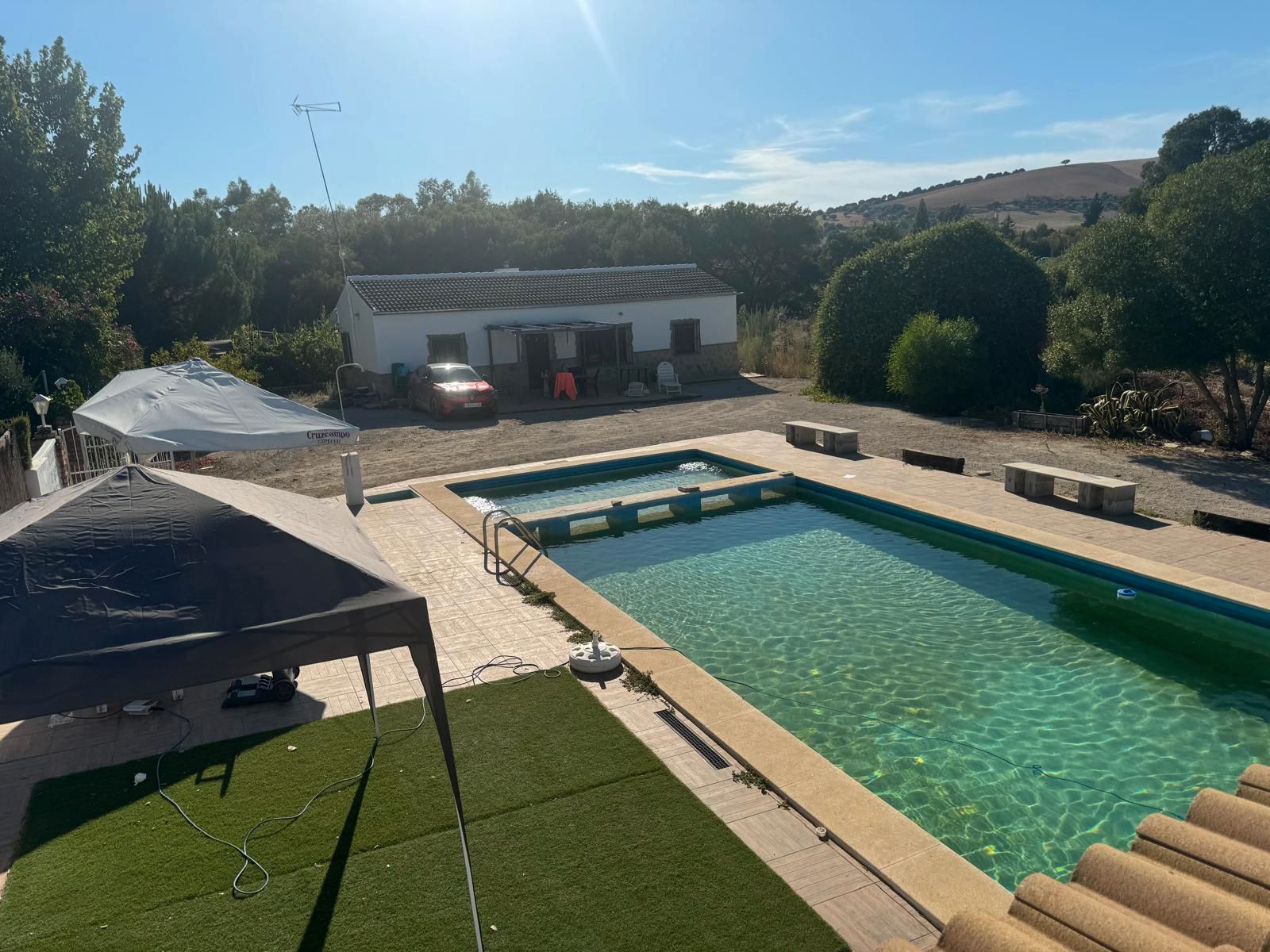 Piscina de Casa o xalet en venda en Prado del Rey amb Aire condicionat, Jardí privat i Terrassa