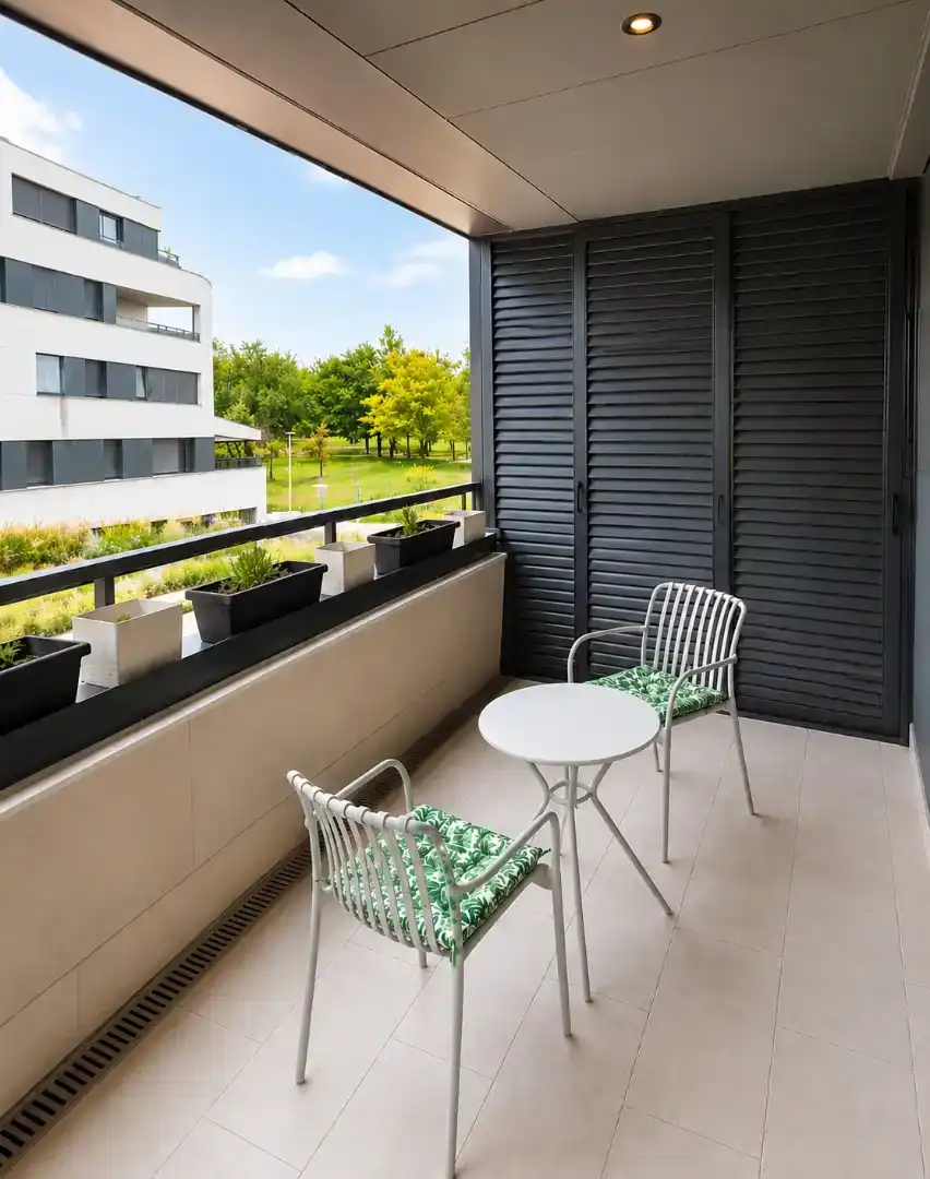 Terrace of Flat for sale in  Logroño  with Air Conditioner, Swimming Pool and Balcony