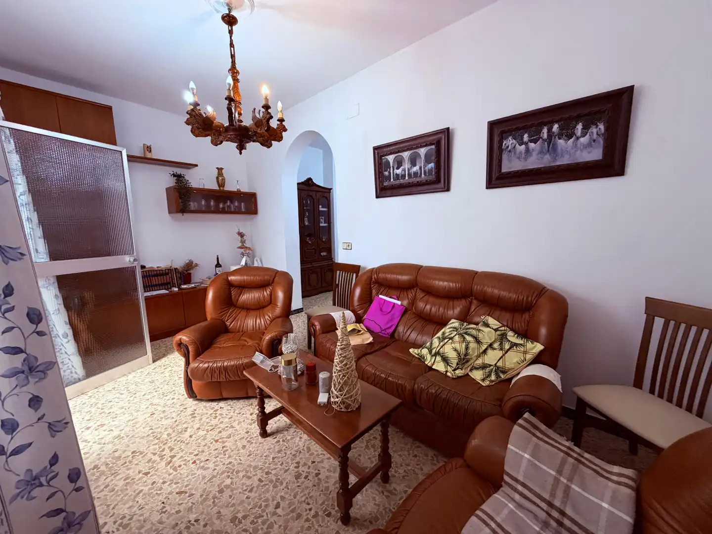 Sala de estar de Casa o chalet en venta en Bollullos de la Mitación con Terraza, Trastero y Balcón