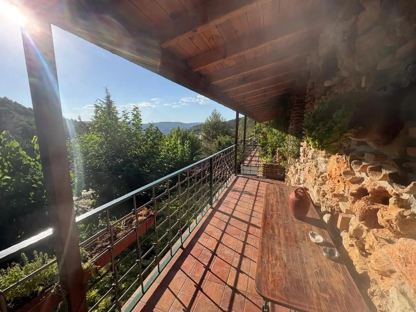 Terraza de Finca rústica en venta en Benatae con Calefacción, Jardín privado y Piscina