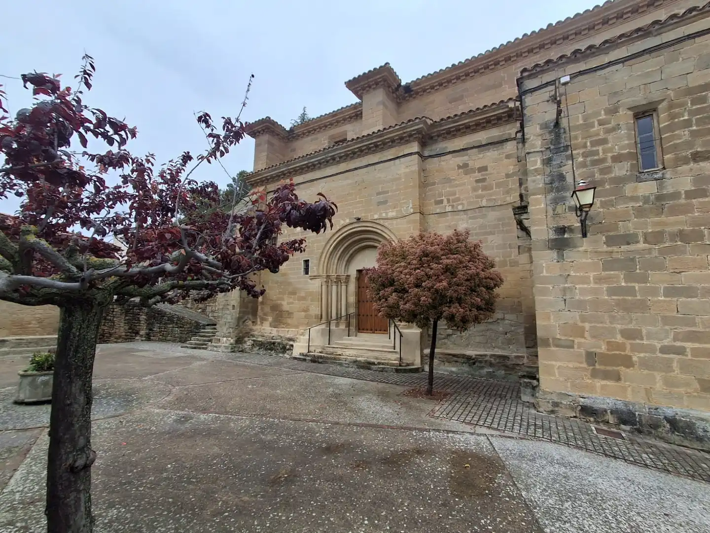 Vista exterior de Casa adosada en venta en Eslava con Calefacción, Terraza y Amueblado
