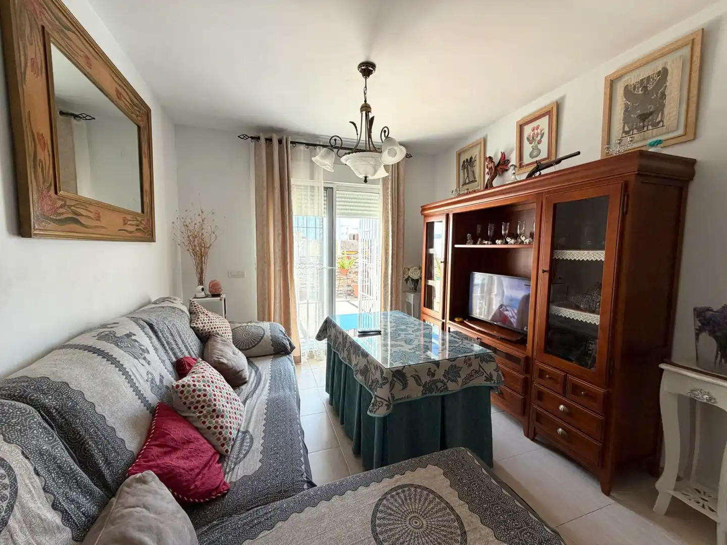 Living room of Attic for sale in Álora  with Air Conditioner, Terrace and Furnished