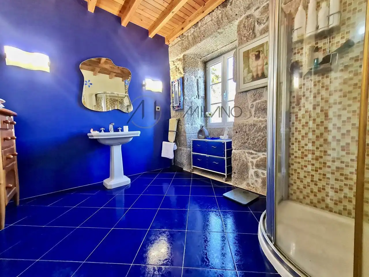 Badezimmer von Country house zum Verkauf in Gondomar mit Heizung, Privatgarten und Terrasse
