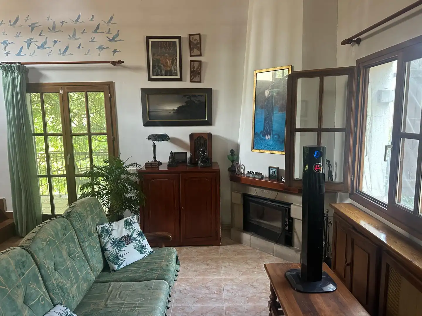 Sala de estar de Casa o chalet en venta en Vallgorguina con Jardín privado