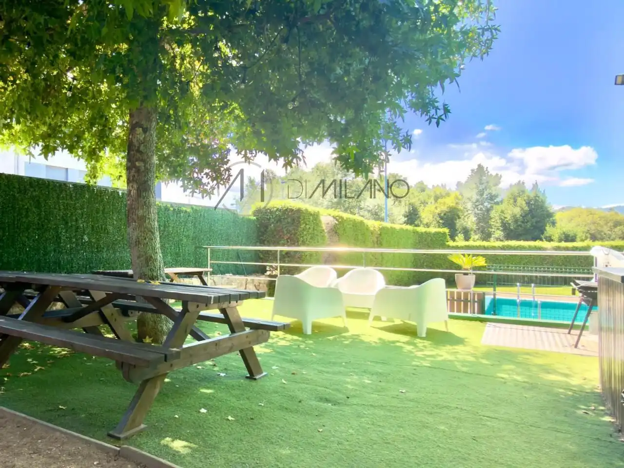 Terrassa de Pis de lloguer en Vigo  amb Calefacció, Parquet i Piscina