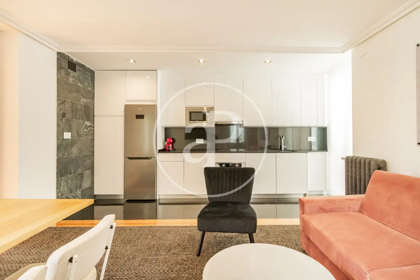 Living room of Attic for rent in Madrid  with Air Conditioner, Heating and Terrace