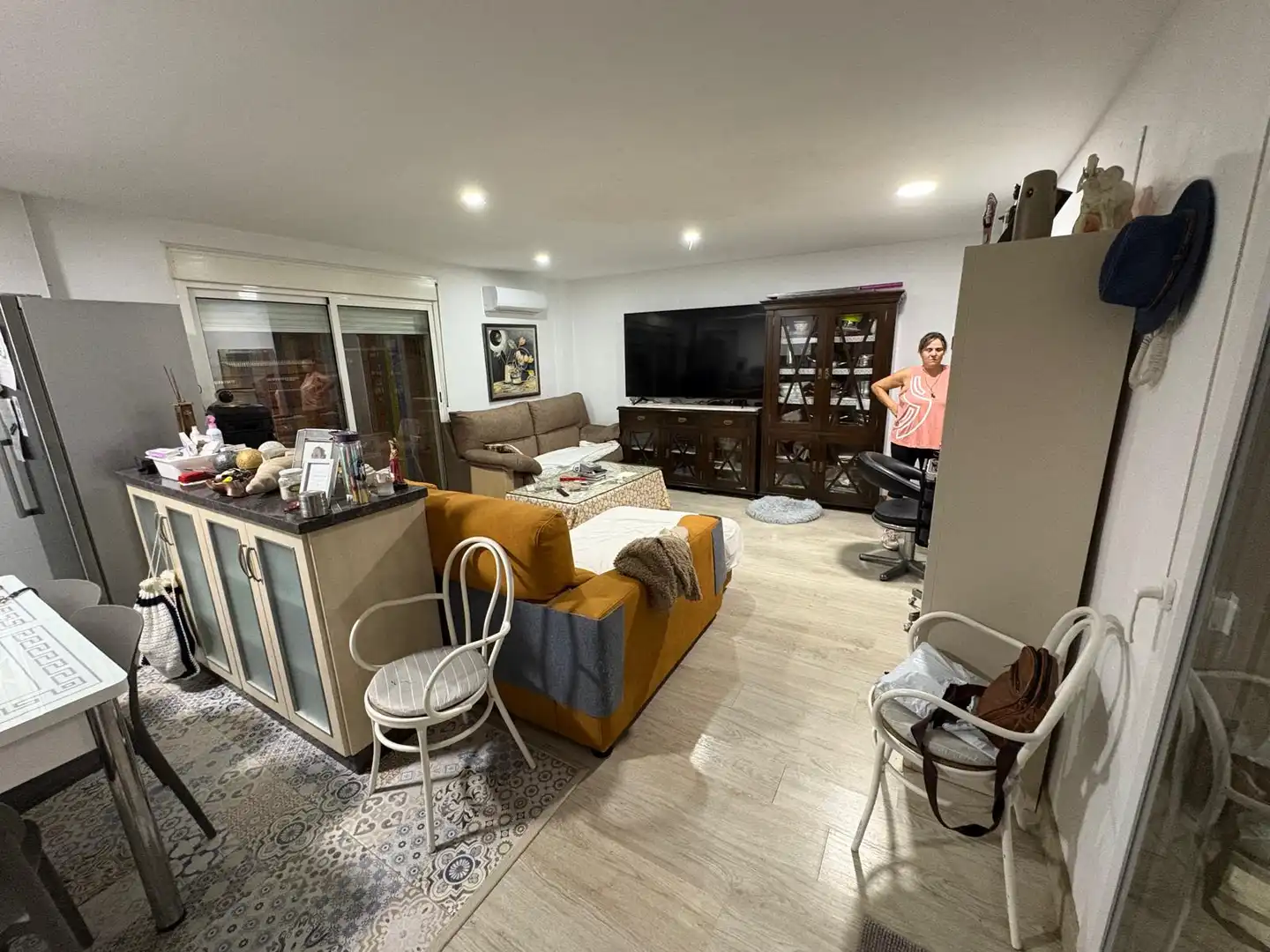 Sala de estar de Piso en venta en Roquetas de Mar con Terraza