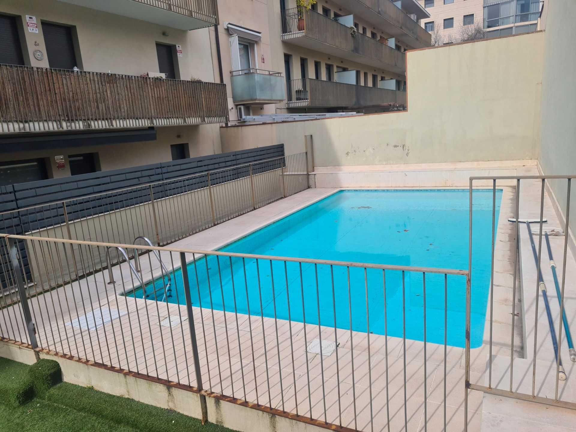 Swimming pool of Duplex for sale in Sabadell  with Heating, Terrace and Storage room