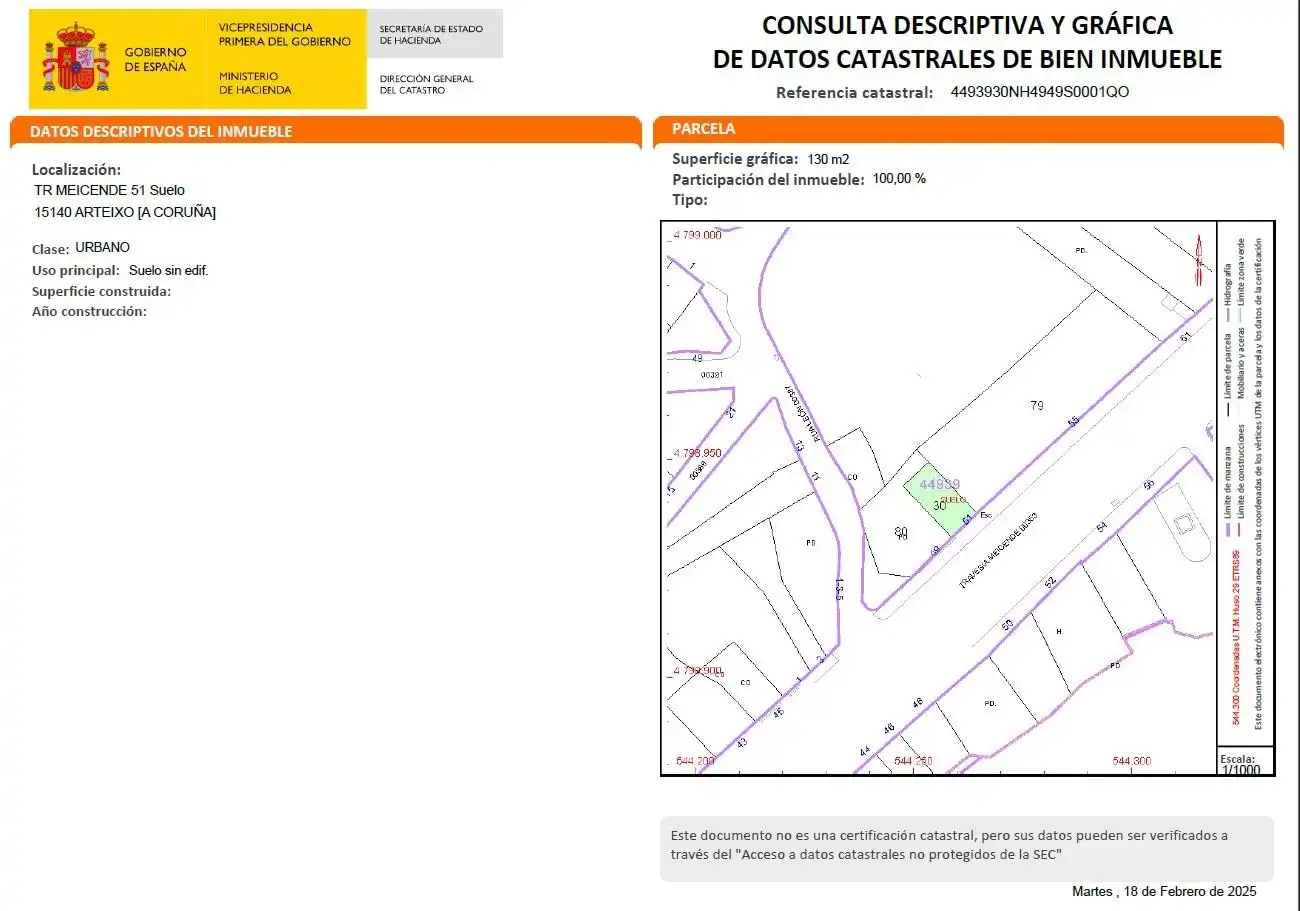 Gebäude zum Verkauf in Travesía de Meicende, 51, Pastoriza