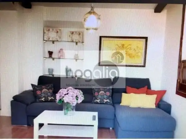 Sala de estar de Dúplex de alquiler en Sevilla con Aire acondicionado, Terraza y Amueblado
