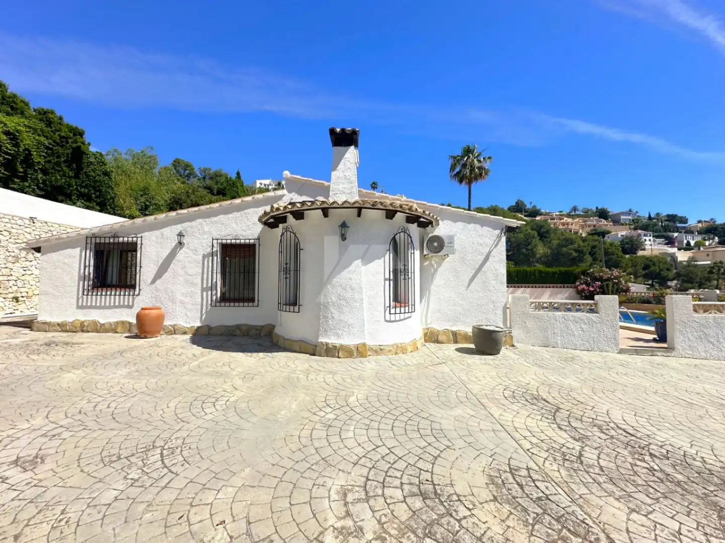 Exterior view of Houses for sale in Moraira  with Air Conditioner, Heating and Private garden