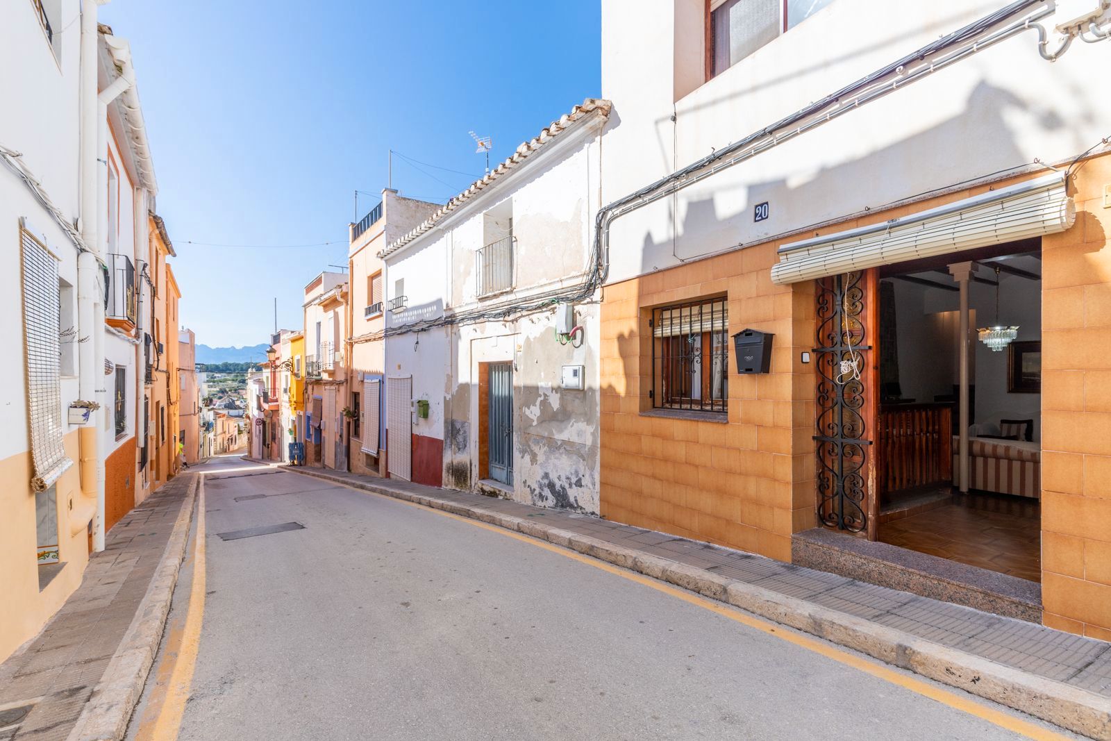 Vista exterior de Casa adosada en venda en Moraira