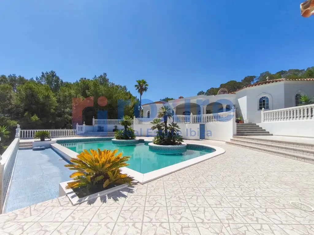 Exterior view of Houses for rent in Sant Josep de sa Talaia  with Air Conditioner, Private garden and Terrace