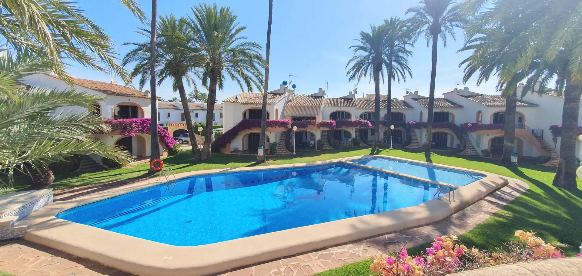 Garden of Apartments for rent in Dénia  with Air Conditioner, Heating and Terrace