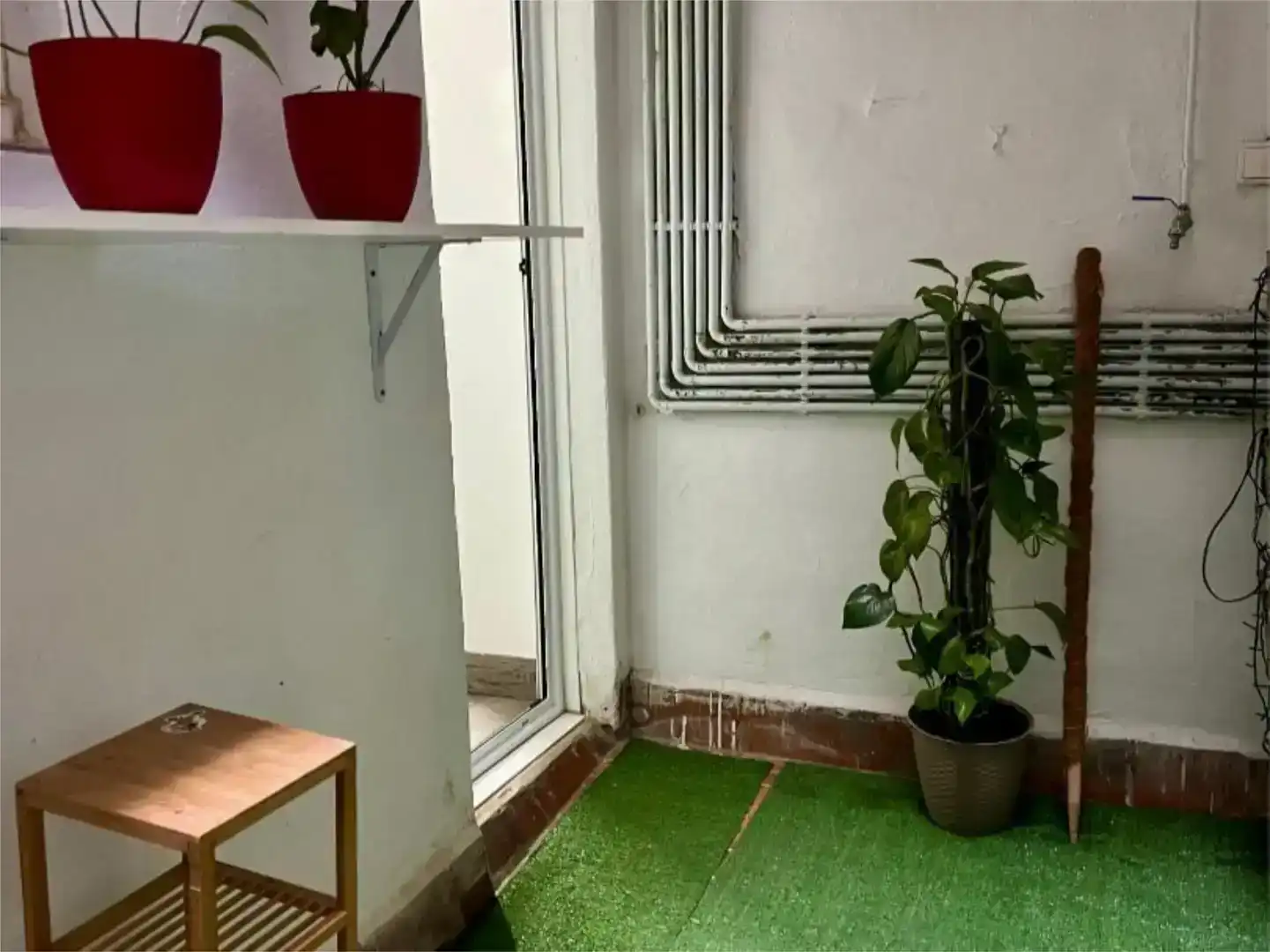 Terrasse von Erdgeschoss zur Miete in  Barcelona Capital