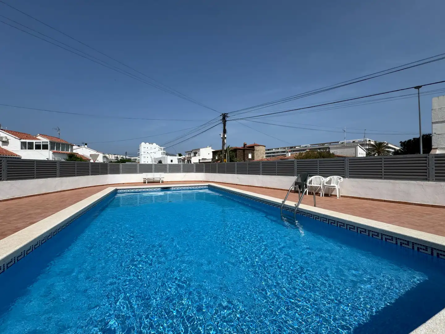 Swimming pool of Detached homes for sale in Roses  with Terrace and Furnished