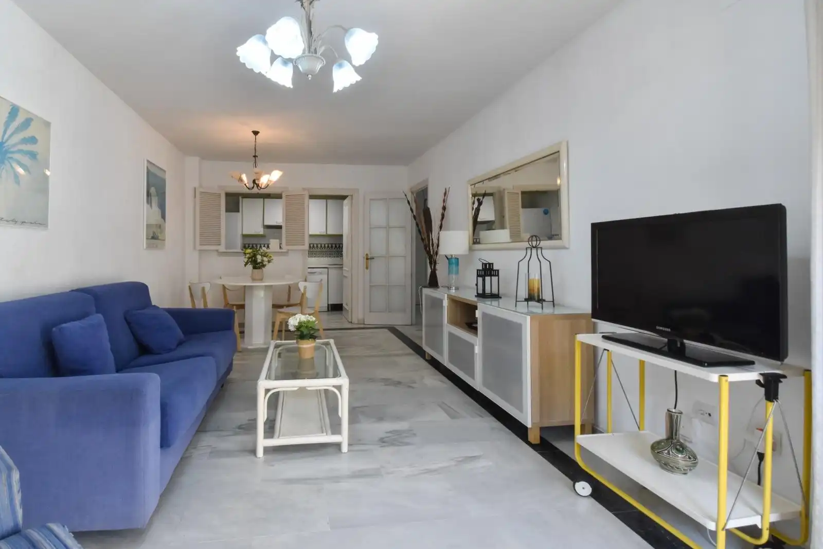 Living room of Apartments for rent in Fuengirola  with Air Conditioner, Heating and Private garden