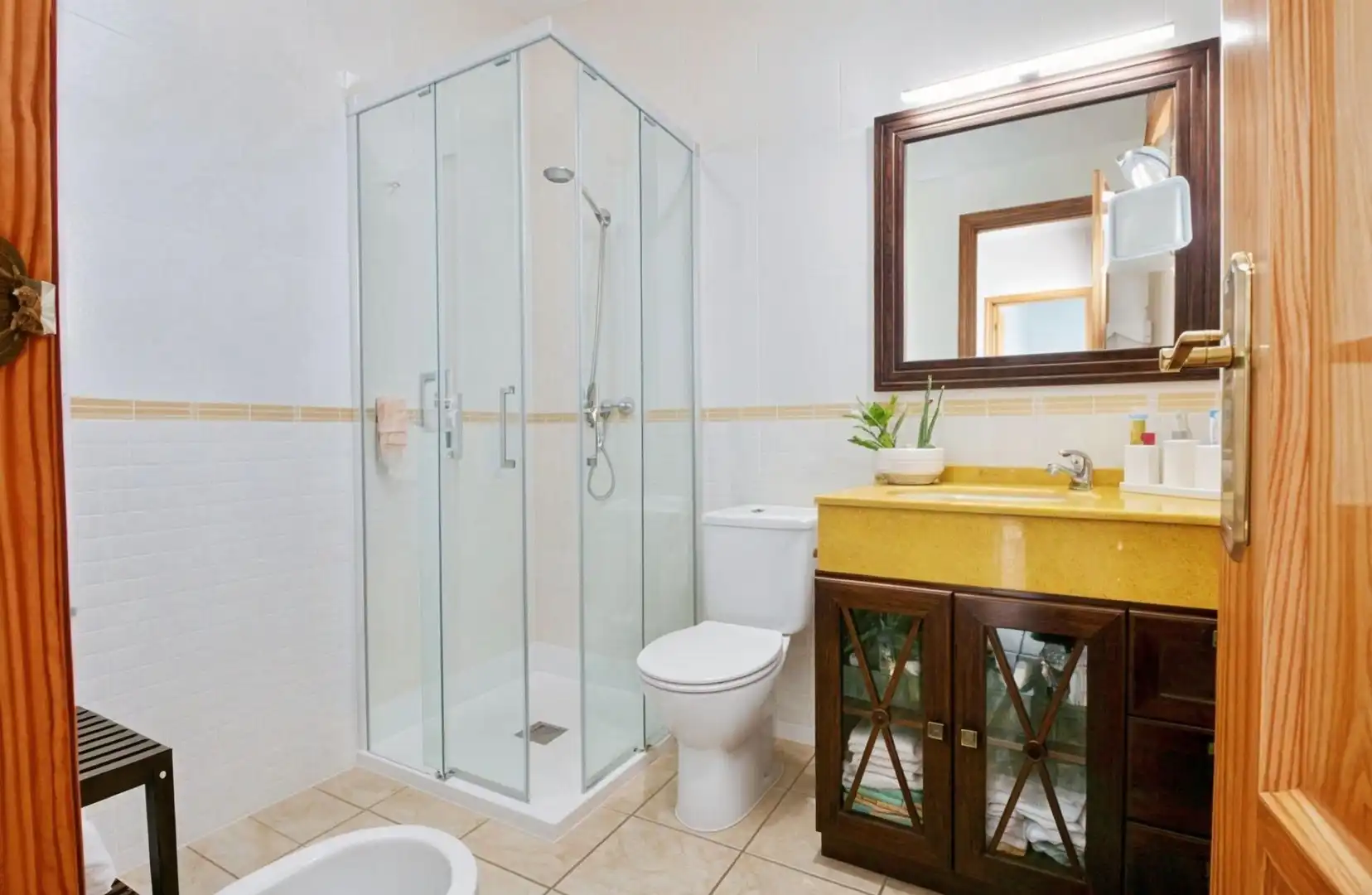 Baño de Casa adosada en venta en Níjar con Aire acondicionado, Calefacción y Jardín privado