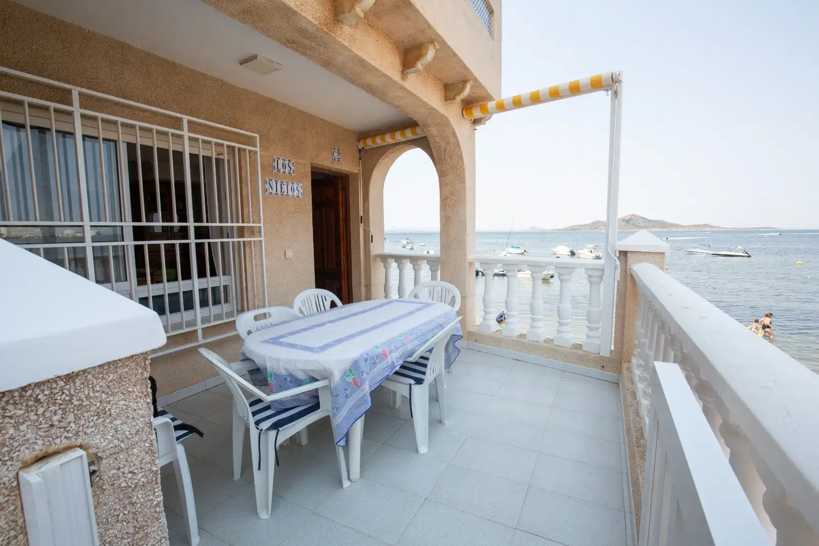 Terrasse von Haus oder Chalet zur Miete in La Manga del Mar Menor mit Heizung, Terrasse und Schwimmbad