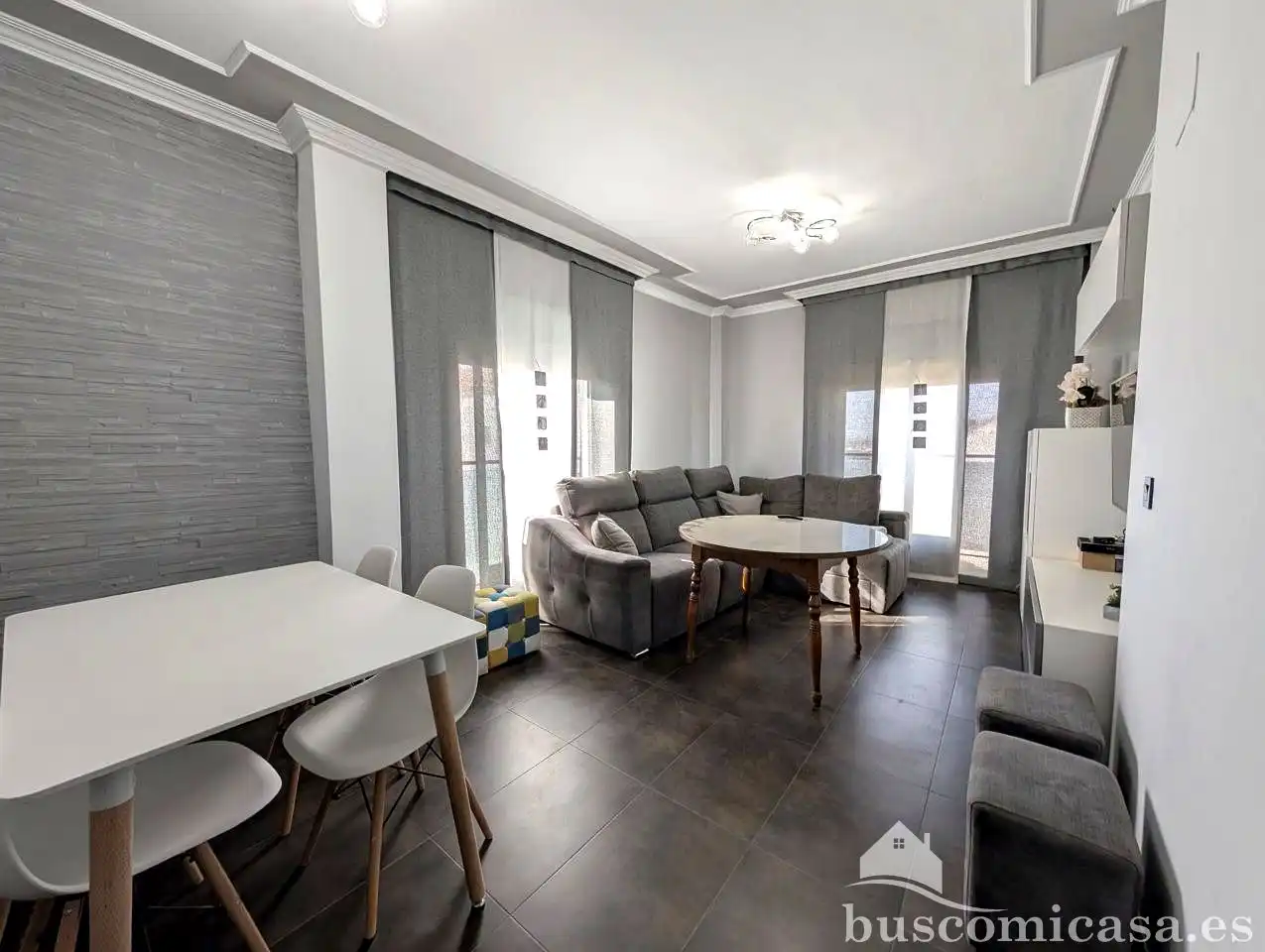 Sala de estar de Piso de alquiler en Linares con Aire acondicionado, Terraza y Amueblado