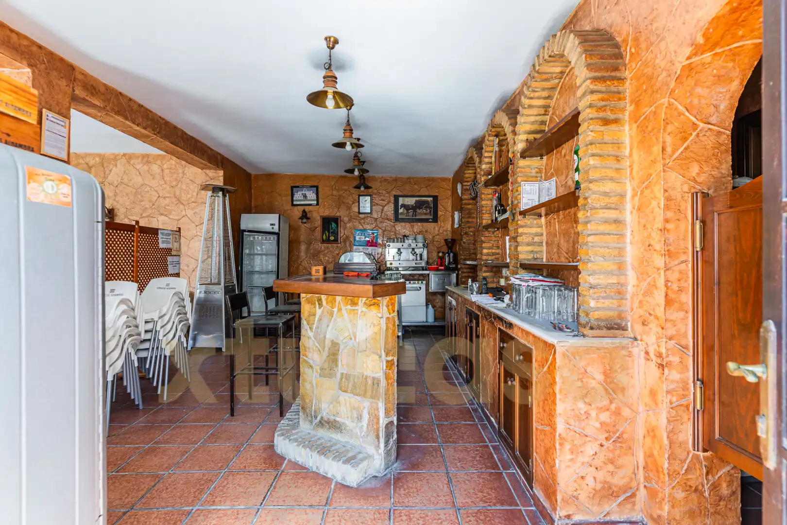 Küche von Geschaftsraum zum Verkauf in San Fernando mit Klimaanlage, Terrasse und Möbliert