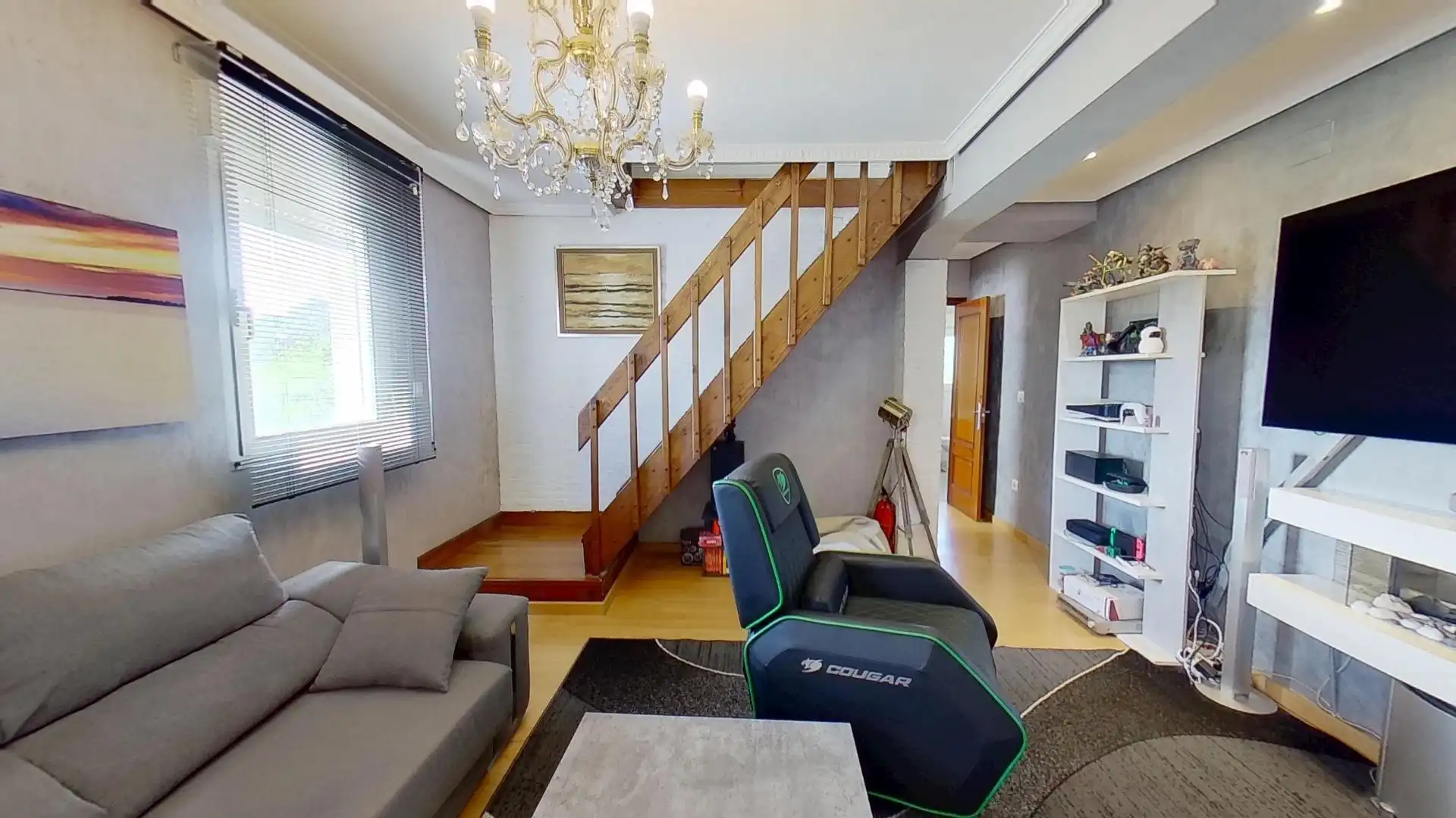 Wohnzimmer von Maisonette zum Verkauf in Leioa mit Privatgarten