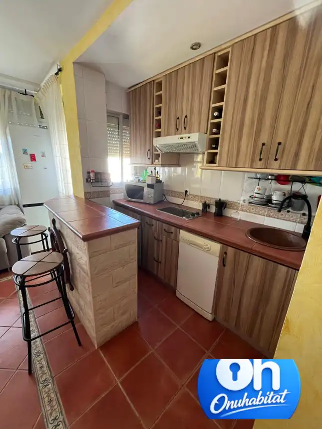 Cocina de Piso en venta en El Rompido con Jardín privado, Piscina y Amueblado