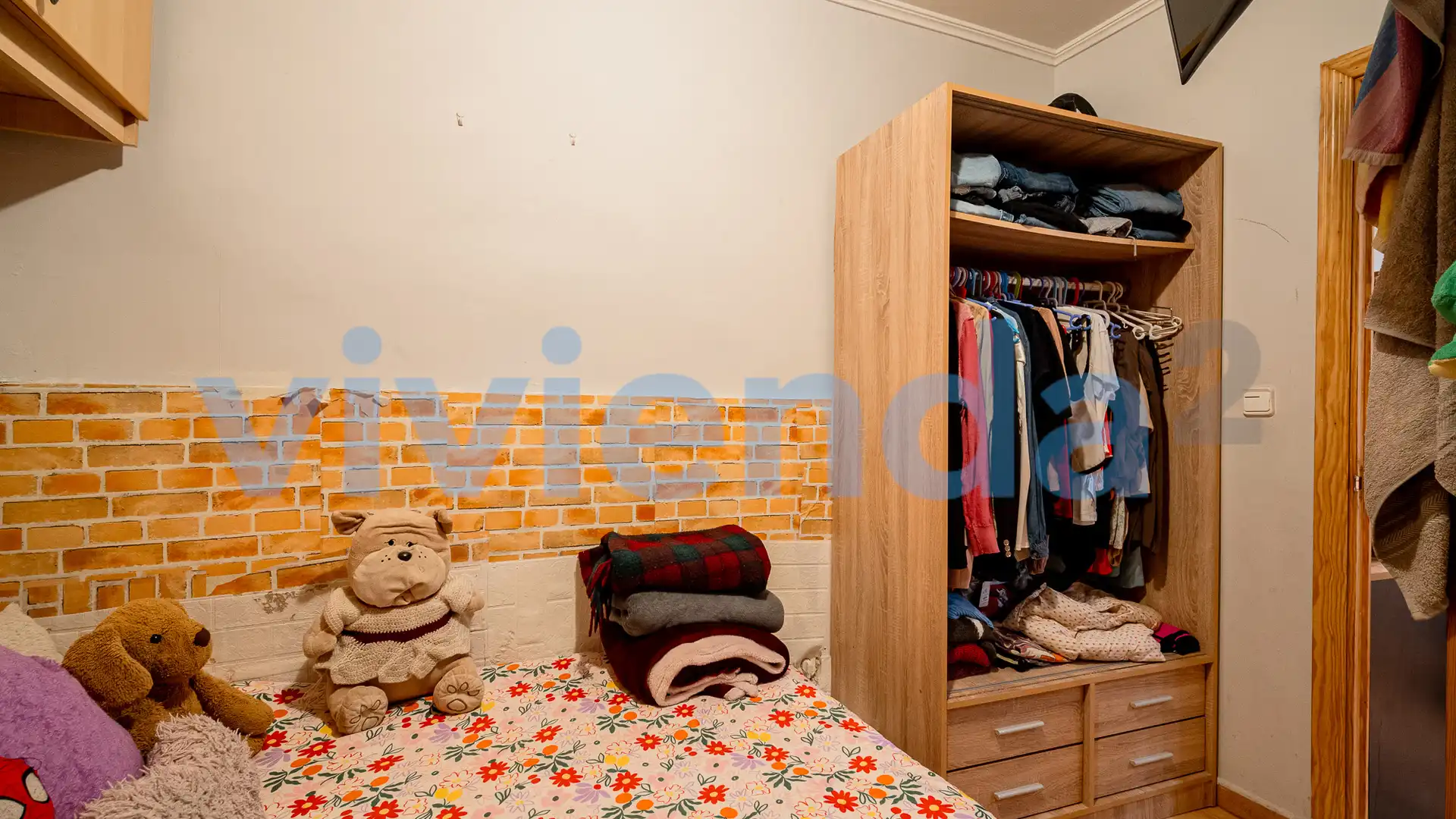 Bedroom of Flat for sale in  Madrid Capital  with Swimming Pool, Furnished and Balcony