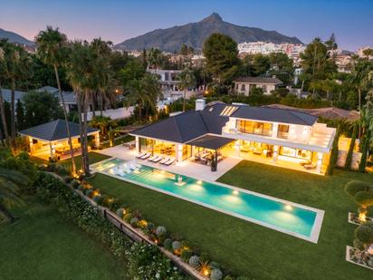 Exterior view of House or chalet for sale in Marbella  with Air Conditioner, Heating and Private garden